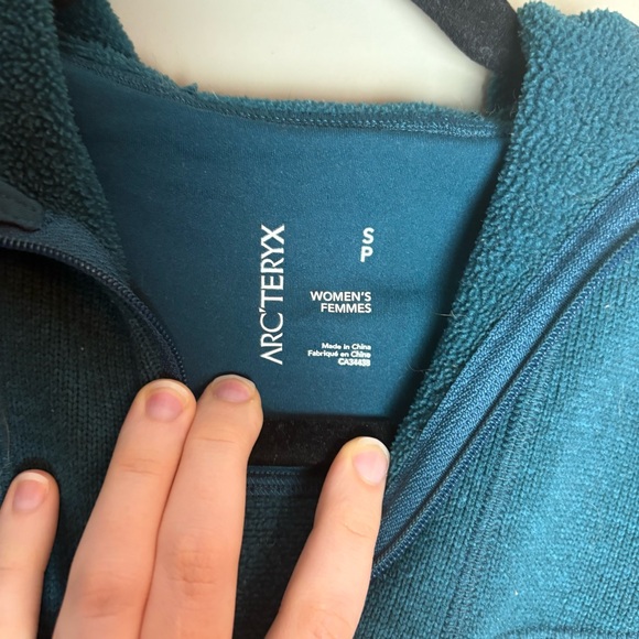 Arc'tery Covert Hoody Long Sleeve Full-Zip Fleece Hoodie Blue Marine Size Small - Picture 5 of 10